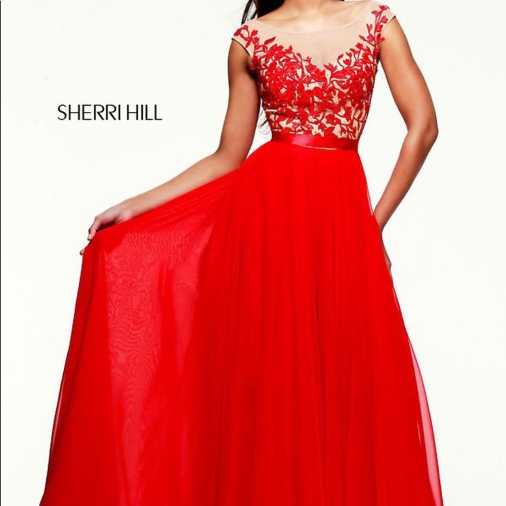 [Sherri Hill] Red Prom dress